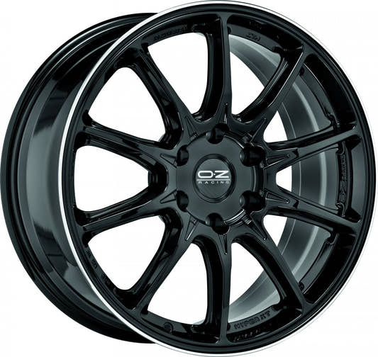 OZ Hyper XT HLT gloss black diamond lip Alufelge 9x20 Zoll ET38 LK 6x114.3 ML66.1