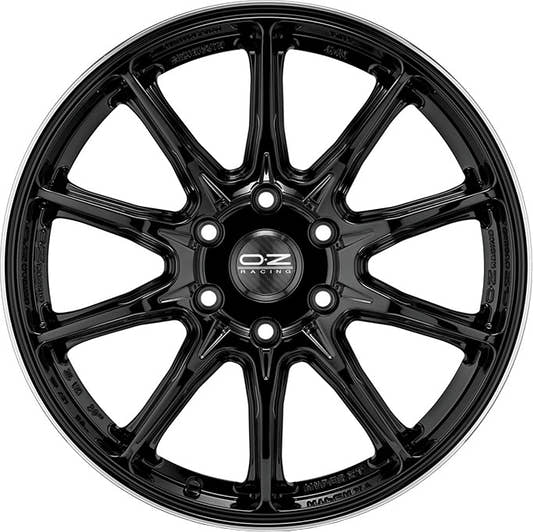 OZ Hyper XT HLT gloss black diamond lip Alufelge 9x20 Zoll ET38 LK 6x114.3 ML66.1 – Bild 2