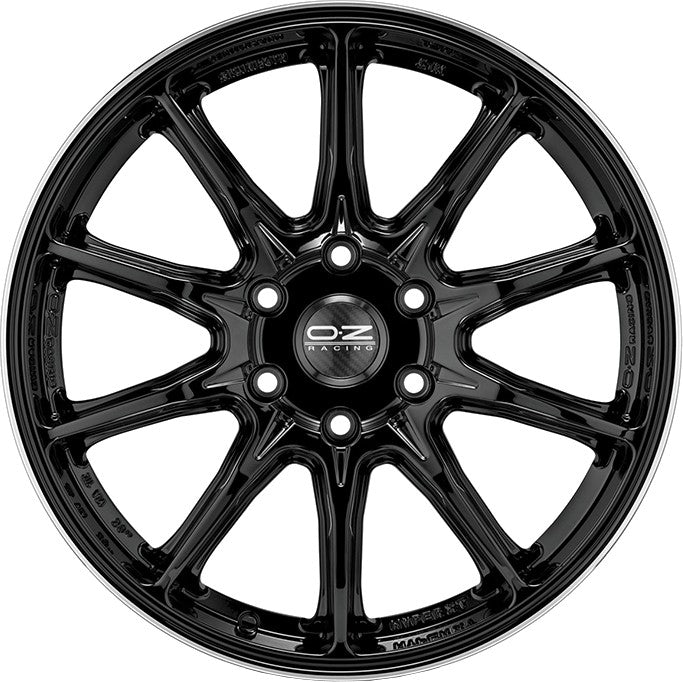 OZ Hyper XT HLT gloss black diamond lip Alufelge 9x20 Zoll ET38 LK 6x114.3 ML66.1 – Bild 2