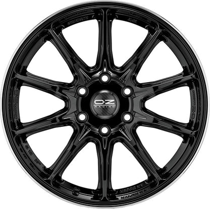 OZ Hyper XT HLT gloss black diamond lip Alufelge 9x20 Zoll ET38 LK 6x114.3 ML66.1 – Bild 2