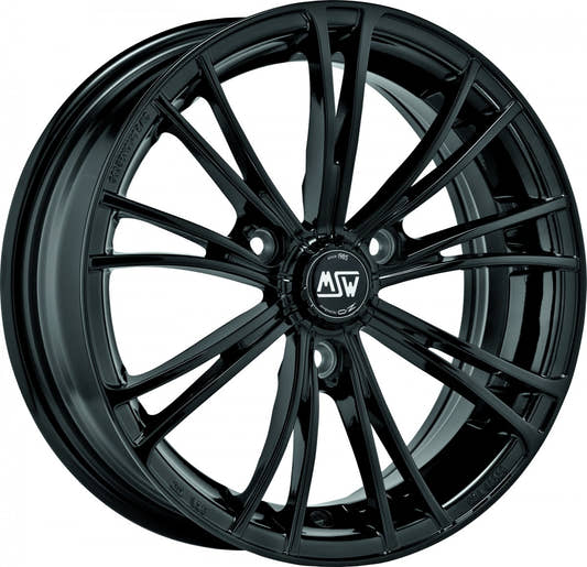 MSW X2 gloss black Alufelge