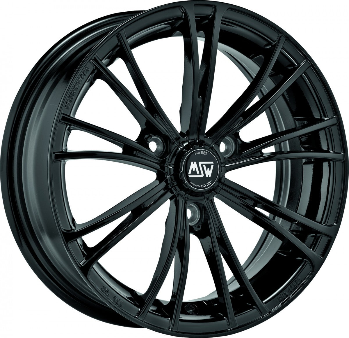 MSW X2 gloss black Alufelge
