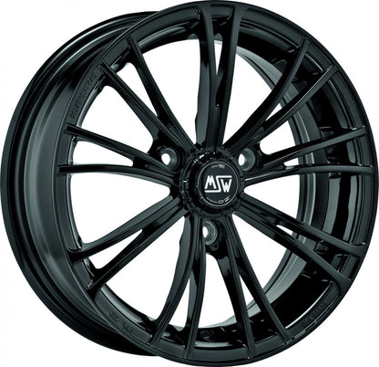 MSW X2 gloss black Alufelge