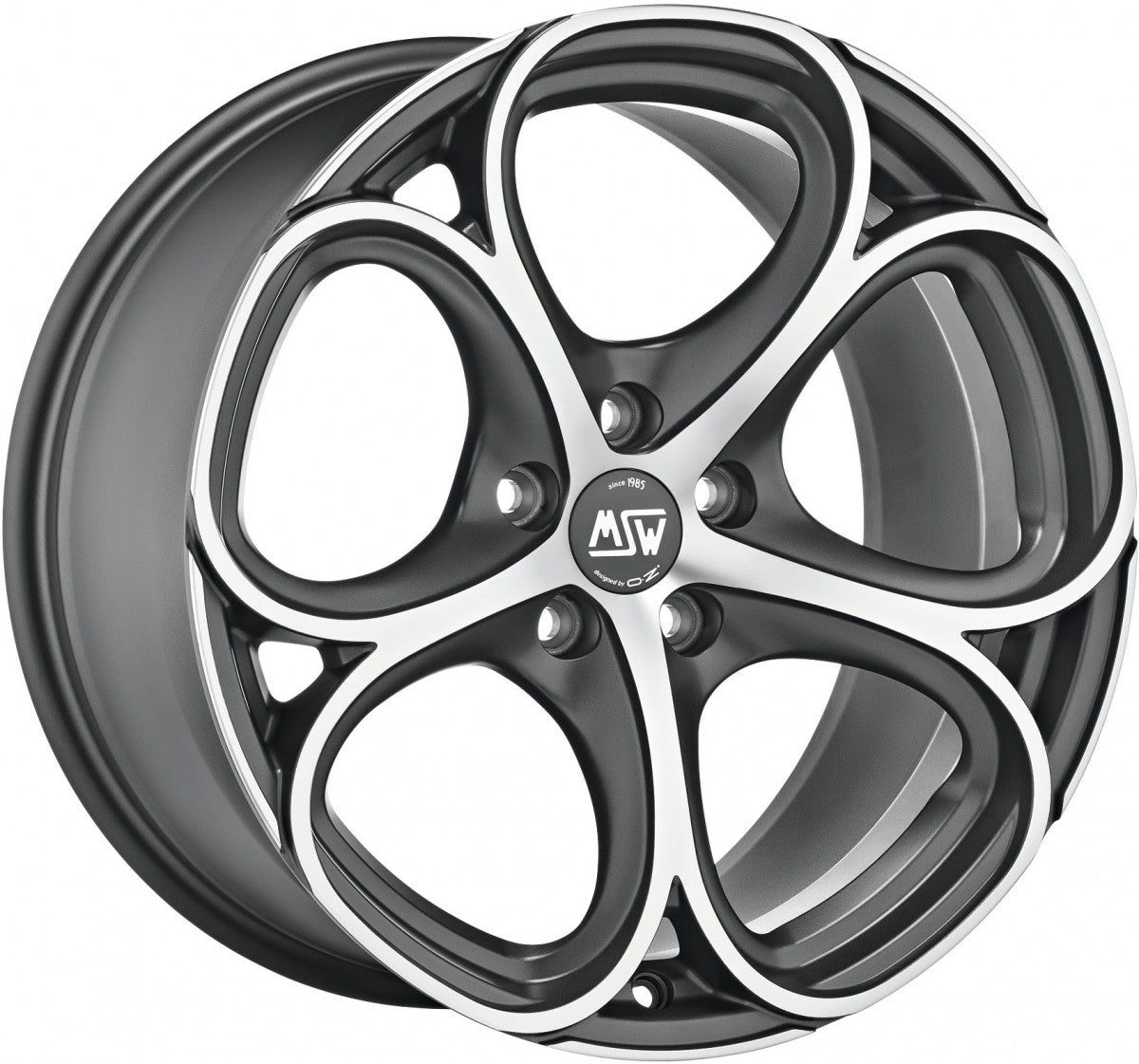 MSW 82 gun metal poliert Alufelge 9x20 Zoll ET35 LK 5x112 ML73.1