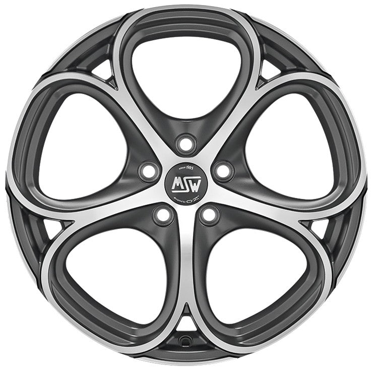 MSW 82 gun metal poliert Alufelge 9x20 Zoll ET35 LK 5x112 ML73.1 – Bild 2