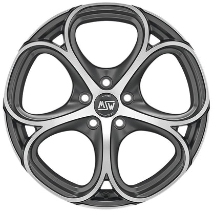 MSW 82 gun metal poliert Alufelge 9x20 Zoll ET35 LK 5x112 ML73.1 – Bild 2