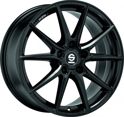 Sparco DRS gloss black Alufelge 8x18 Zoll ET48 LK 5x112 ML73.1