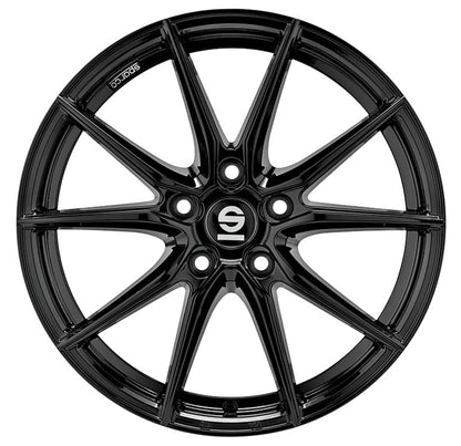 Sparco DRS gloss black Alufelge 8x18 Zoll ET48 LK 5x112 ML73.1 – Bild 2