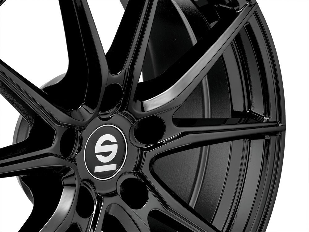 Sparco DRS gloss black Alufelge 8x18 Zoll ET48 LK 5x112 ML73.1 – Bild 7
