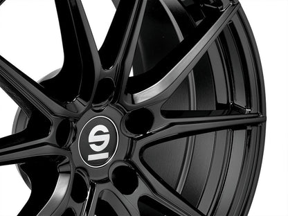 Sparco DRS gloss black Alufelge 8x18 Zoll ET48 LK 5x112 ML73.1 – Bild 7