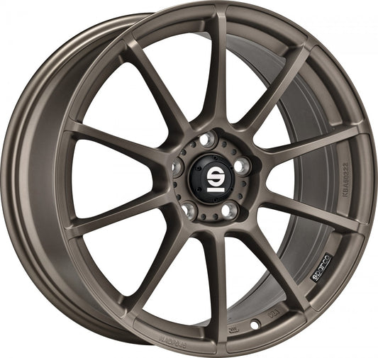 Sparco Assetto Gara matt bronze Alufelge 8x19 Zoll ET49 LK 5x112 ML73.1