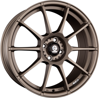 Sparco Assetto Gara Matt Bronze Alufelge 8x19 Zoll ET45 LK 5x108 ML73.1 – Bild 2