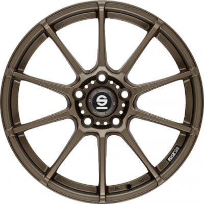 Sparco Assetto Gara matt bronze Alufelge 8x19 Zoll ET35 LK 5x112 ML73.1 – Bild 2