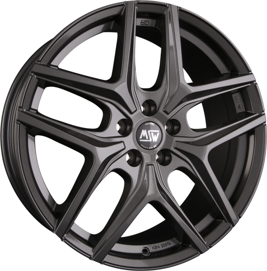 MSW 40 Gloss Gun Metal Alufelge 7.5x19 Zoll ET32 LK 5x112 ML73.1 – Bild 2