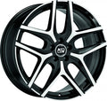 MSW 40 gloss black full polished Alufelge 8x18 Zoll ET48 LK 5x112 ML66.56