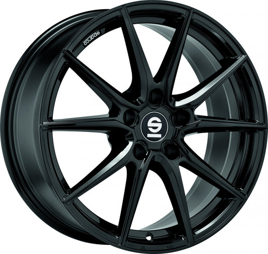 Sparco DRS gloss black Alufelge 7.5x17 Zoll ET35 LK 5x112 ML73.1