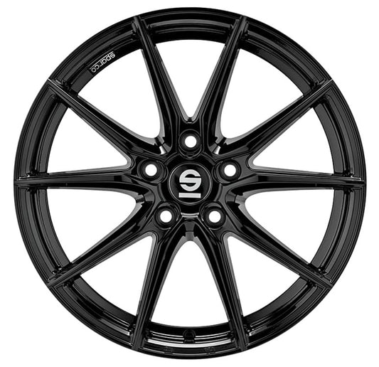 Sparco DRS gloss black Alufelge 7.5x17 Zoll ET35 LK 5x112 ML73.1 – Bild 2