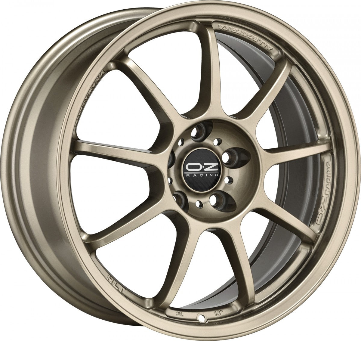 OZ Alleggerita HLT white gold Alufelge 7x16 Zoll ET37 LK 4x100 ML68