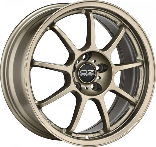 OZ Alleggerita HLT white gold Alufelge 9x18 Zoll ET43 LK 5x130 ML71.56