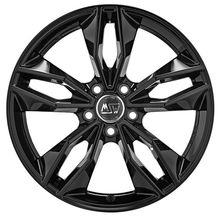 MSW 71 gloss black Alufelge 8.5x19 Zoll ET35 LK 5x114.3 ML64.1 – Bild 2