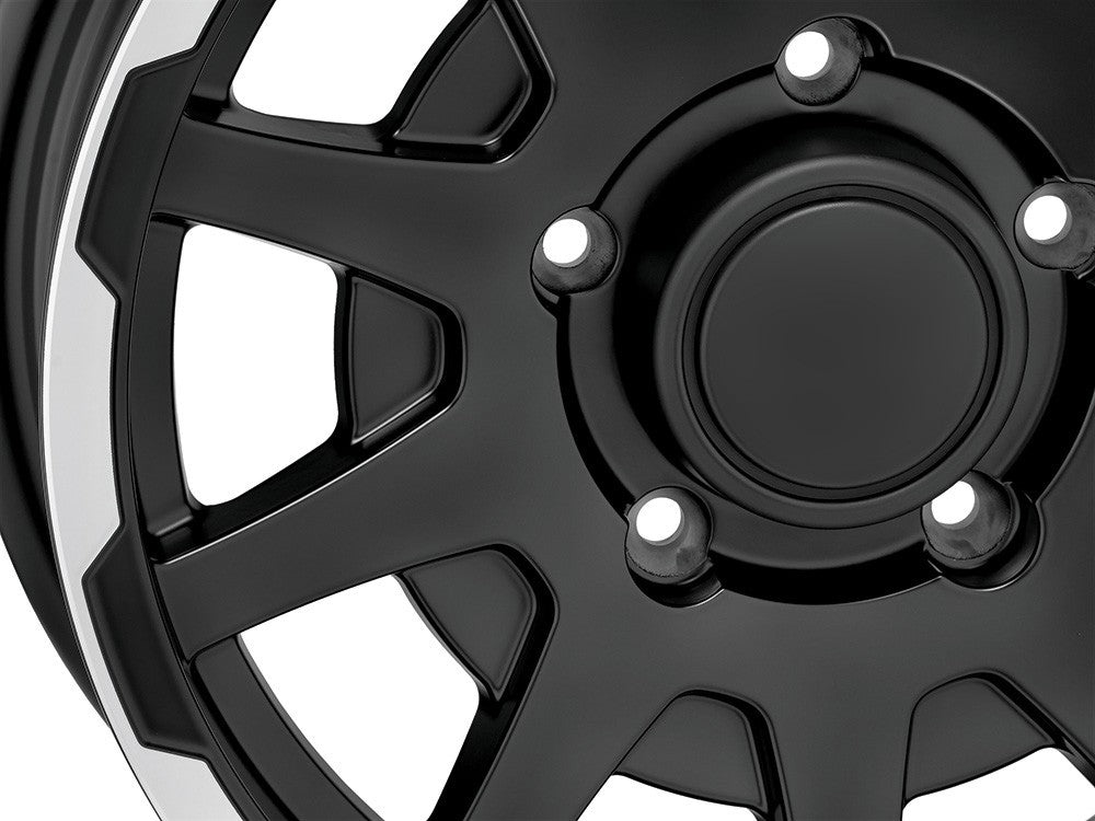 Sparco Dakar matt black lip polished Alufelge 5.5x16 Zoll ET5 LK 5x139.7 ML108.3 – Bild 5