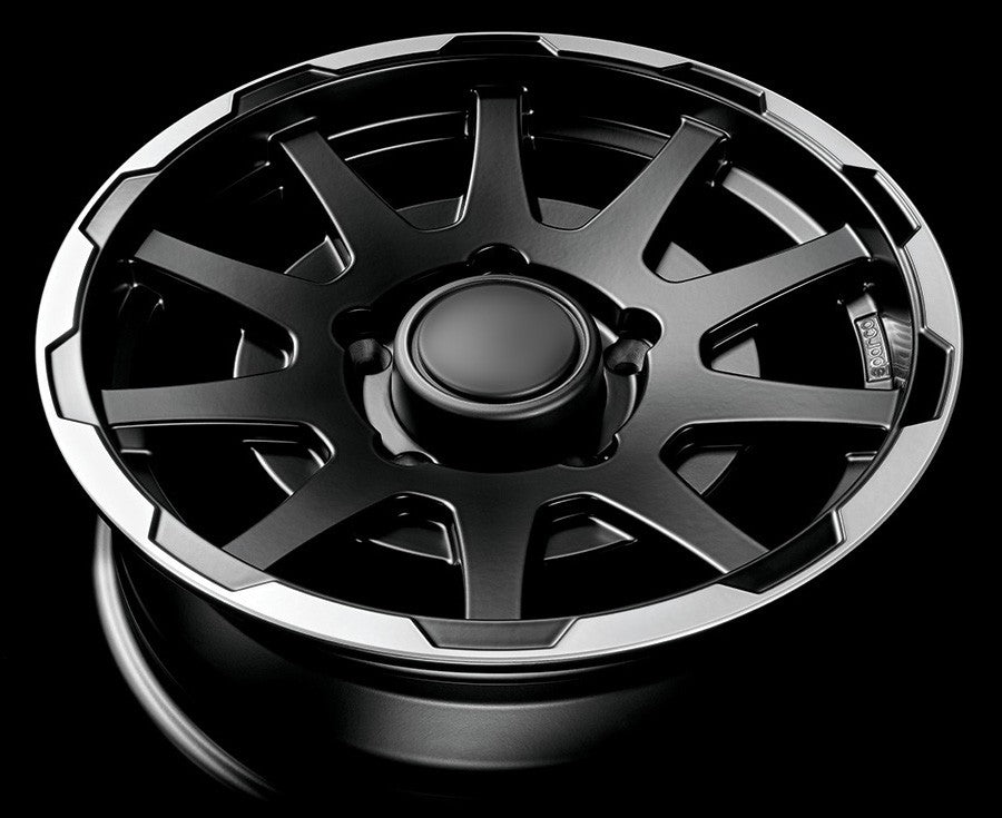 Sparco Dakar matt black lip polished Alufelge 5.5x16 Zoll ET0 LK 5x139.7 ML108.3 – Bild 4
