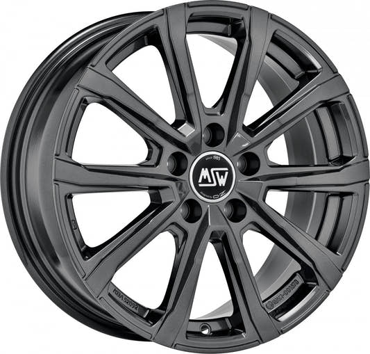 MSW 79 gloss dark grey Alufelge 7x18 Zoll ET43 LK 5x112 ML57.06