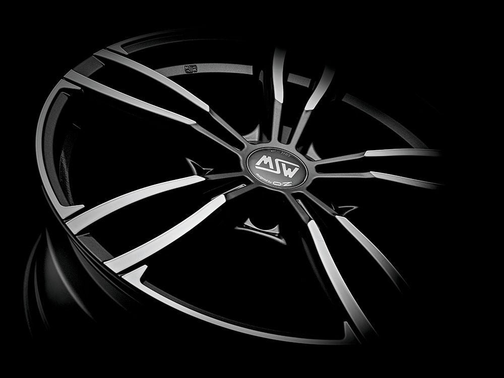 MSW 73 gloss dark grey full polished Alufelge 8x19 Zoll ET27 LK 5x112 ML73.1 – Bild 4