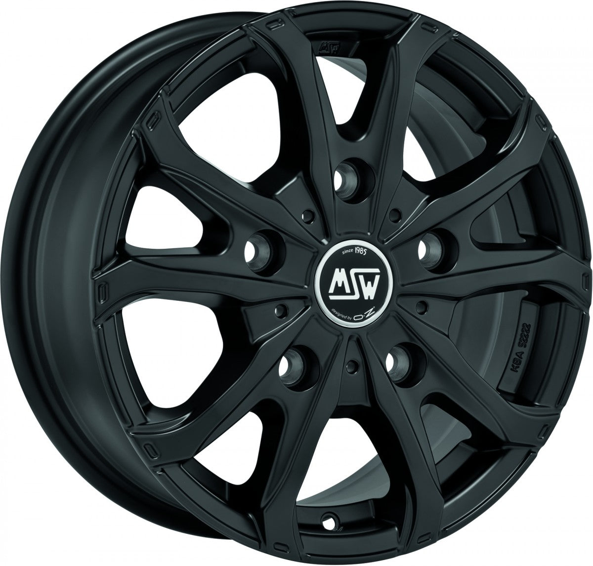 MSW 48 Van matt black Alufelge