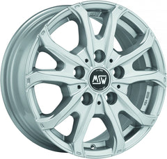 MSW 48 Van full silver Alufelge 7x17 Zoll ET41 LK 5x118 ML71.1