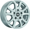 MSW 48 Van full silver Alufelge 7x17 Zoll ET68 LK 5x118 ML71.1