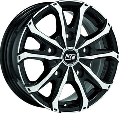 MSW 48 Van gloss black full polished Alufelge 7x17 Zoll ET68 LK 5x130 ML78.1
