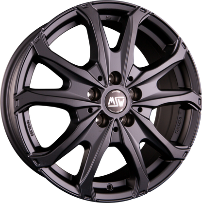 MSW 48 Van matt black Alufelge 7x17 Zoll ET68 LK 5x130 ML78.1 – Bild 8