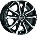 MSW 48 Van gloss black full polished Alufelge 7x17 Zoll ET66 LK 5x130 ML89.1