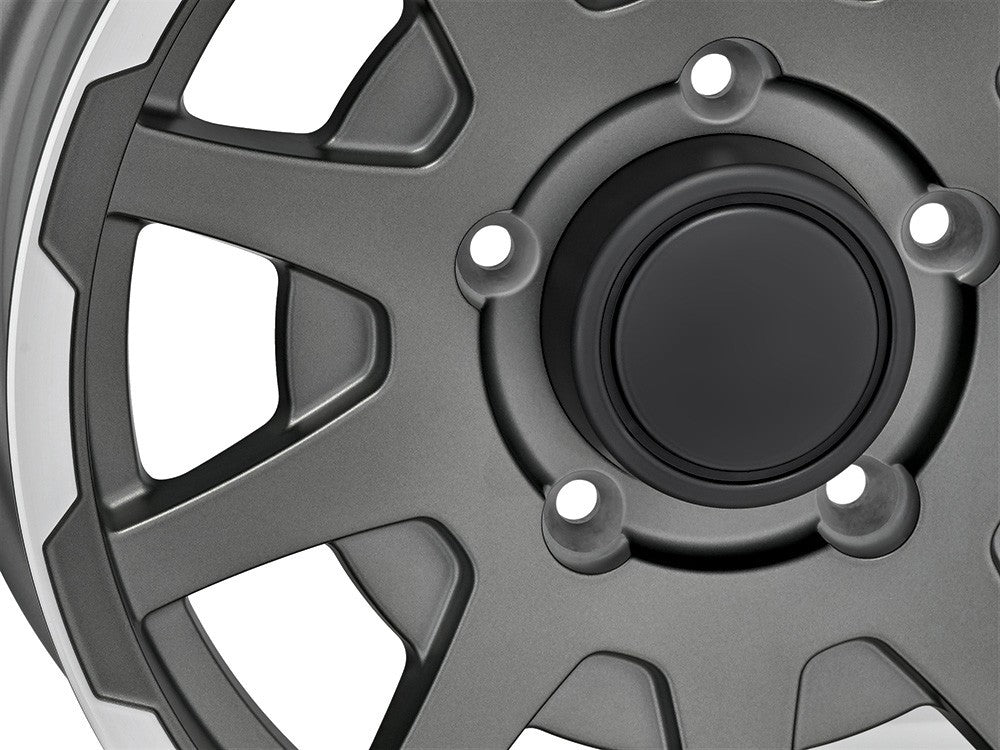 Sparco Dakar matt dark graphite lip polished Alufelge 5.5x16 Zoll ET5 LK 5x139.7 ML108.3 – Bild 5