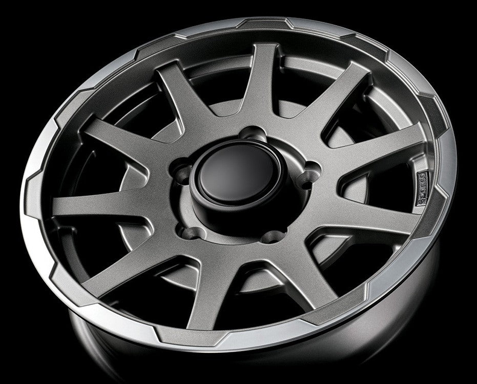 Sparco Dakar matt dark graphite lip polished Alufelge 5.5x16 Zoll ET0 LK 5x139.7 ML108.3 – Bild 3