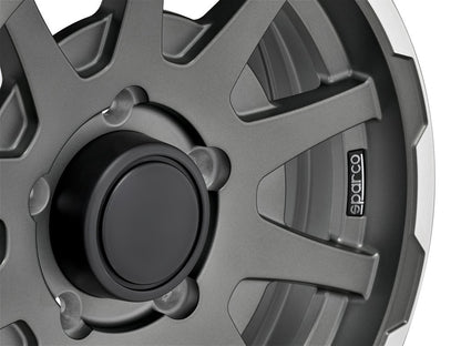 Sparco Dakar matt dark graphite lip polished Alufelge 5.5x16 Zoll ET0 LK 5x139.7 ML108.3 – Bild 7