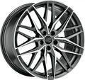 MSW 50 gun metal poliert Alufelge 8x18 Zoll ET28 LK 5x112 ML73.1