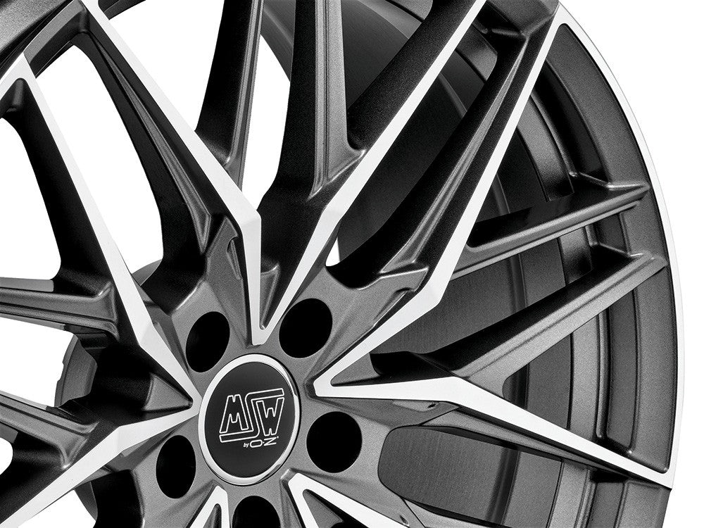 MSW 50 gun metal poliert Alufelge 8x18 Zoll ET28 LK 5x112 ML73.1 – Bild 5
