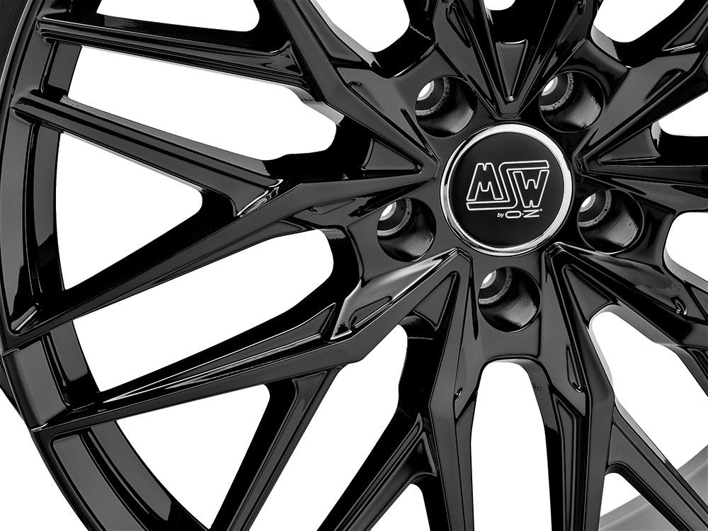 MSW 50 gloss black Alufelge 8x19 Zoll ET45 LK 5x112 ML73.1 – Bild 3