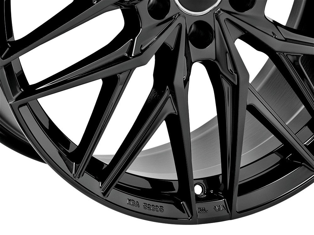 MSW 50 gloss black Alufelge 8x19 Zoll ET45 LK 5x112 ML73.1 – Bild 4