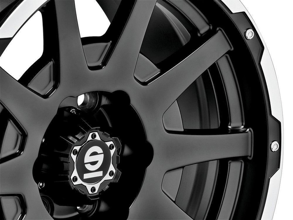 Sparco Dakar matt black lip polished + rivets Alufelge 7.5x17 Zoll ET35 LK 5x112 ML73.1 – Bild 7