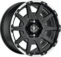 Sparco Dakar matt black lip polished + rivets Alufelge 7.5x17 Zoll ET24 LK 6x139.7 ML106.1