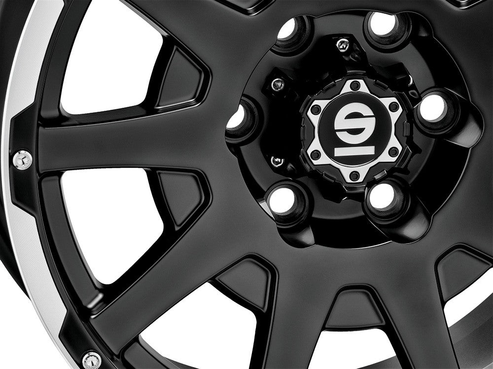 Sparco Dakar matt black lip polished + rivets Alufelge 8.5x17 Zoll ET0 LK 5x127 ML71.6 – Bild 5