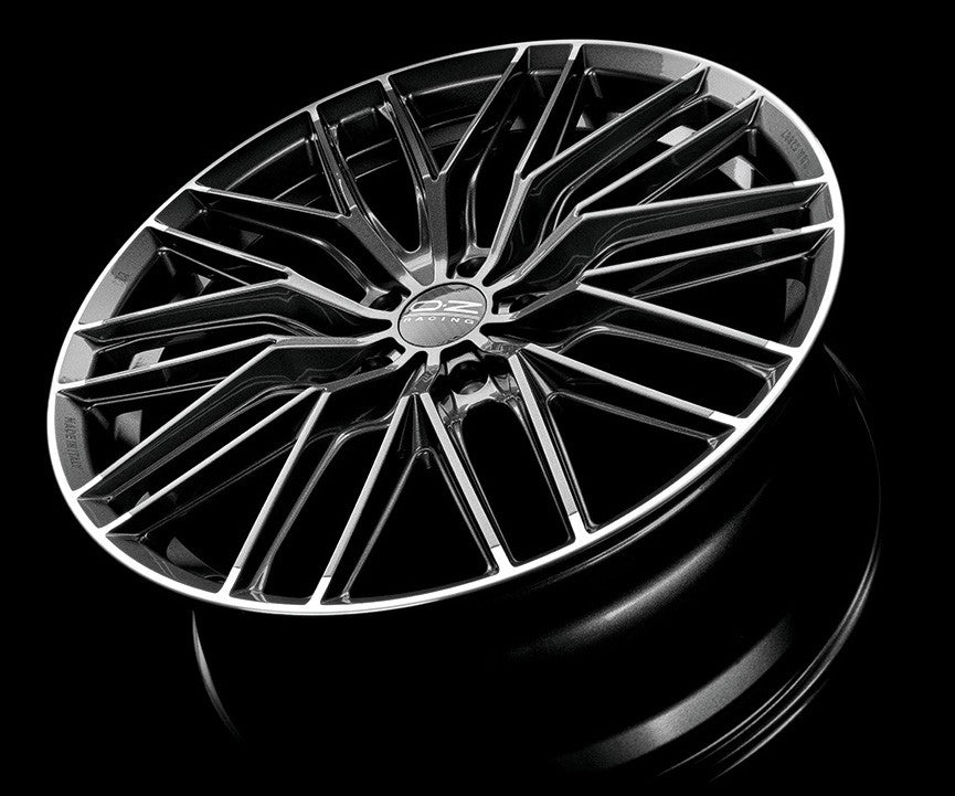 OZ Gran Turismo HLT star graphite diamond lip Alufelge 8.5x19 Zoll ET45 LK 5x114.3 ML75 – Bild 3