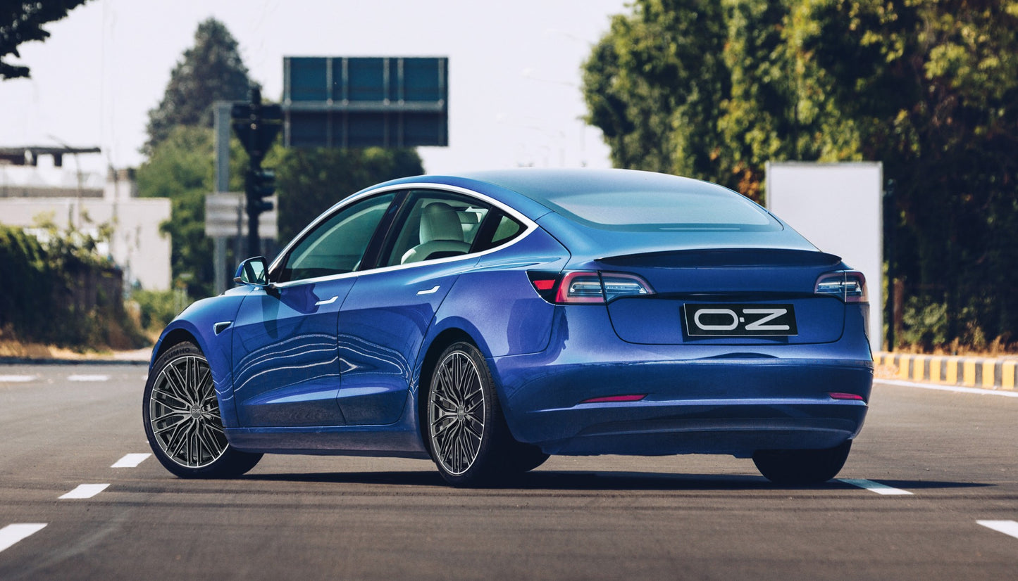 OZ Gran Turismo HLT star graphite diamond lip Alufelge 8.5x19 Zoll ET45 LK 5x114.3 ML75 – Bild 8