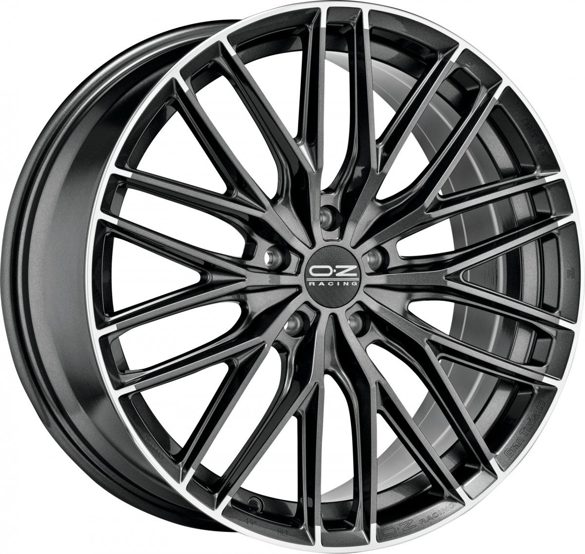OZ Gran Turismo HLT star graphite diamond lip Alufelge 10.5x20 Zoll ET25 LK 5x112 ML75