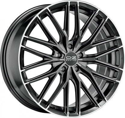 OZ Gran Turismo HLT star graphite diamond lip Alufelge 10.5x20 Zoll ET25 LK 5x112 ML75