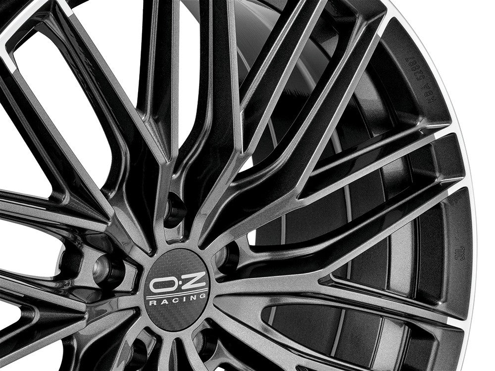 OZ Gran Turismo HLT star graphite diamond lip Alufelge 10.5x20 Zoll ET25 LK 5x112 ML75 – Bild 7