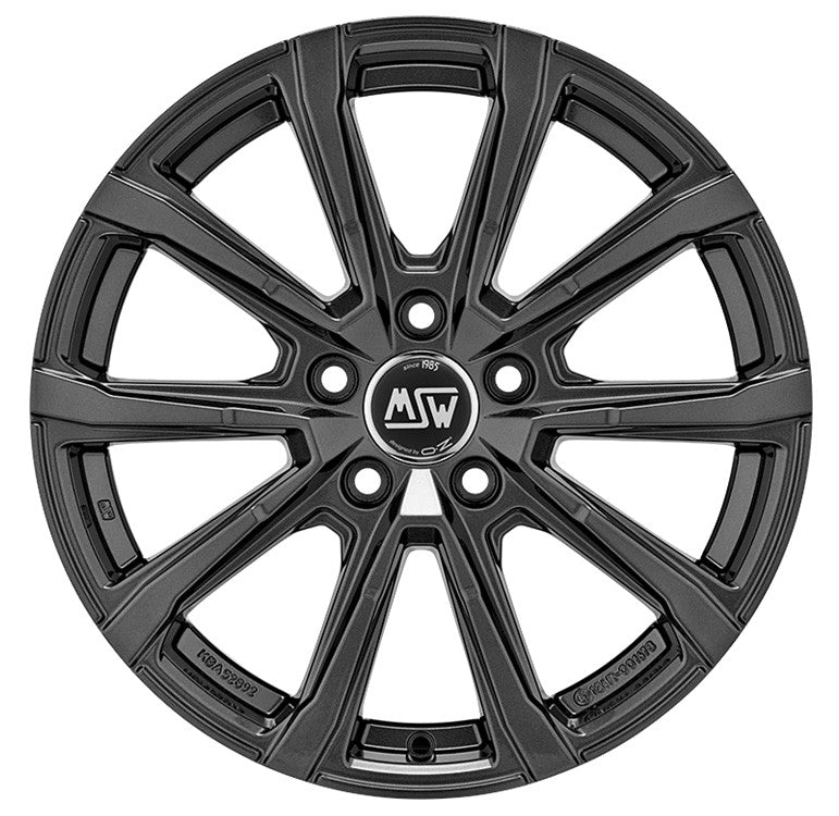 MSW 79 gloss dark grey Alufelge 7x17 Zoll ET35 LK 5x114.3 ML66.06 – Bild 2